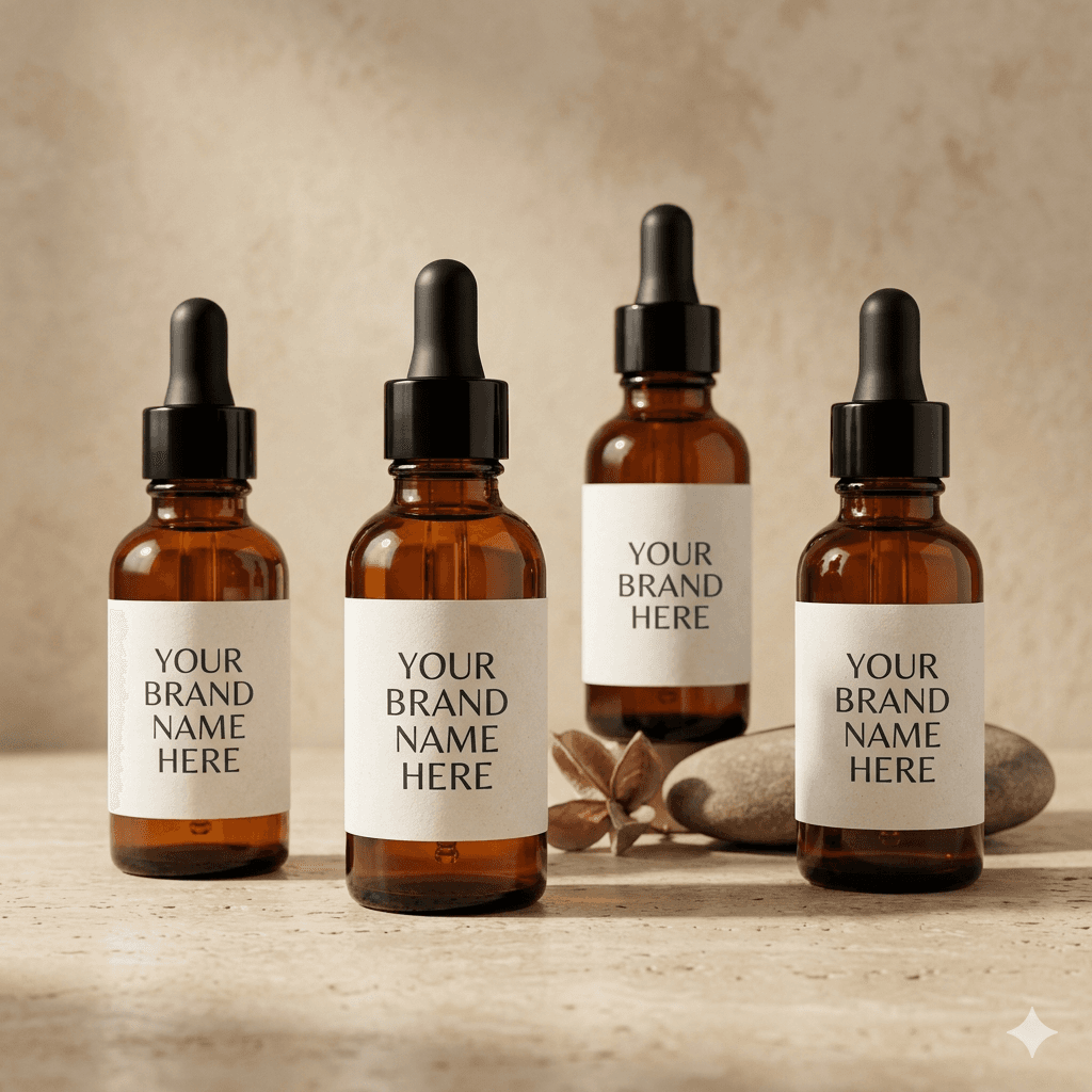 Aromatherapy (Amber Bottles)